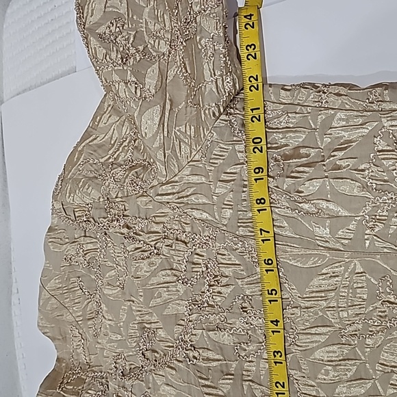 Chicos Jacket Blazer Size L (2) Metallic Long Sleeve Embellished Beaded Party - Picture 11 of 11